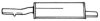 ITAL1 96200345 Middle Silencer